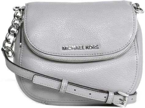 michael kors pearl grey pebble|Pebbled Leather Convertible Crossbody Bag .